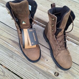 Red Wing Shoes Brown Leather Work Boots